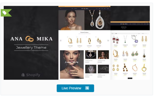 Anamika - Jewelry Fashion Shopify eCom Template