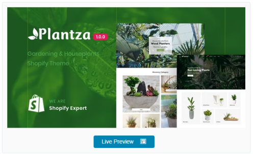 Plantza - Gardening & Houseplants Shopify Theme