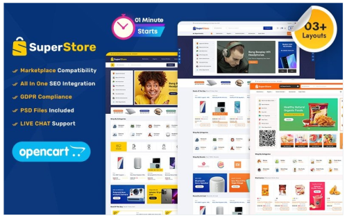 Superstore - Electronics and Computers Multipurpose OpenCart Responsive Theme