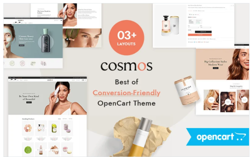 Cosmos - Cosmetics, Spa, Skincare & Beauty OpenCart Theme.