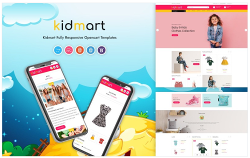 Kidmart - Responsive OpenCart Template