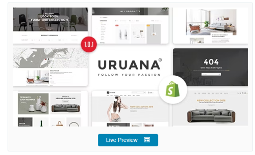 Uruana - Multi Store Responsive Shopify Theme