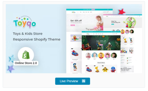 Toyqo - Toys & Kids Store Responsive Shopify Theme