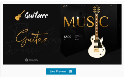 Guitare - Instruments, Music Store Shopify Theme