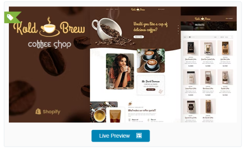 KoldBrew - Coffee Shop Shopify Theme