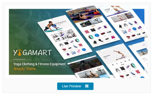 YogaMart - Yoga Clothing & Fitness Equipment Shopify Theme