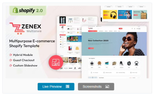 Zenex - Multipurpose E-commerce Shopify 2.0 Template