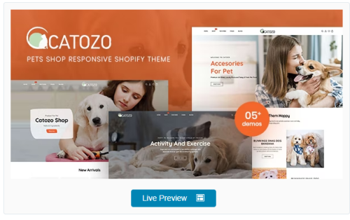 Catozo - Pets Shop Responsive Shopify Theme
