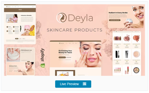 Deyla - Skincare Shopify Store