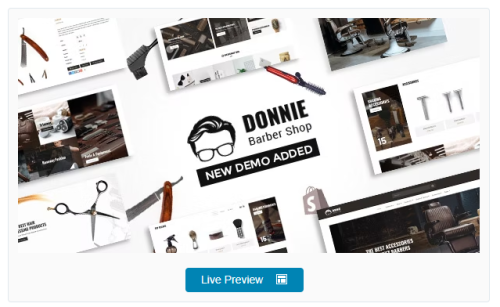 Donnie | Barber Shop Shopify Theme