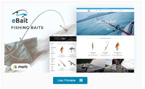 eBait - Hunting, Fishing Shop Shopify Theme