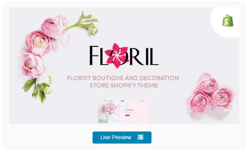 Floril - Florist Boutique & Decoration Store Shopify Theme