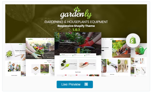 Gardenly - Gardening & Houseplants Equipment Responsive Shopify Theme
