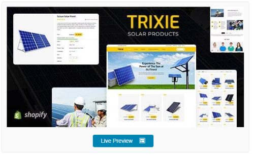 Trixe - Solar Responsive Shopify Template