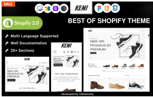Keni Mega Shoes Responsive Shopify 2.0 Theme