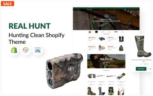 Real Hunt - Hunting Clean Shopify Theme