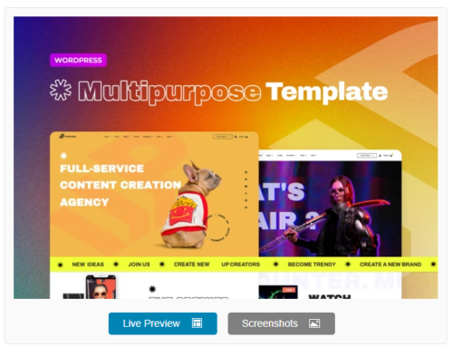 UpCreators – Multipurpose, Creative Elementor Template Kit