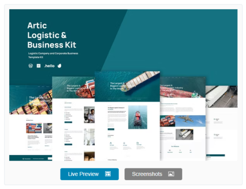 Artic - Logistics & Business Elementor Template Kit