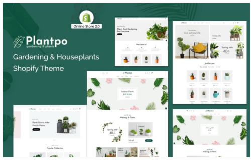 Plantpo - Gardening & Houseplants Shopify Theme