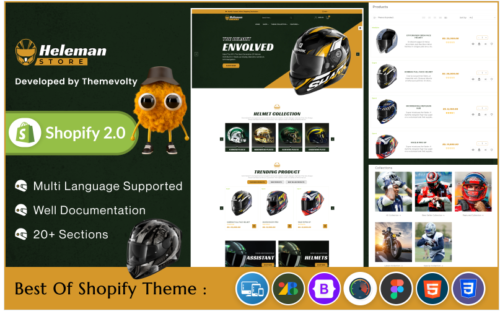Heleman - Mega Helmets Shopify 2.0 Premium Theme