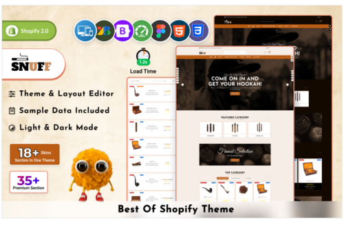 Snuff - Mega Cigar Super Store 2.0 Shopify Theme