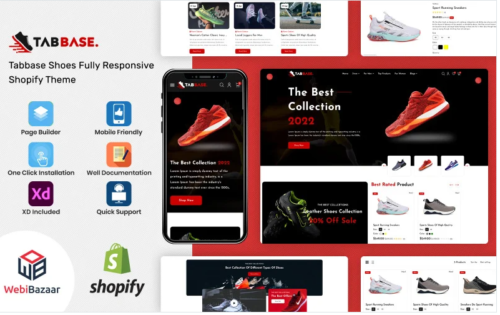 Tabbase - Multipurpose Footwear & Shoes Shopify 2.0 Theme