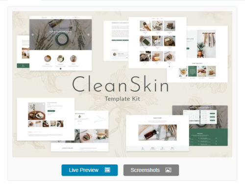 CleanSkin | Handmade Organic Soap & Natural Cosmetics Template Kit