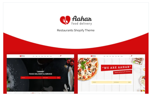 Aahar - Restaurants eCommerce Shopify Theme