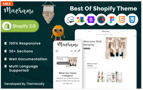 Mackrame - Craft and Art Shopify 2.0 Responsive Super Shop