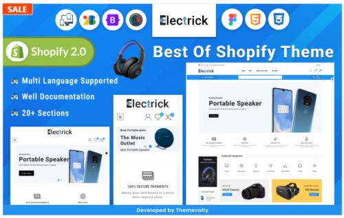 Electrick - Mega Electronics Shopify 2.0 Super Store