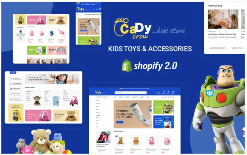 CadyCrow - Toys and Kids Store Shopify Theme