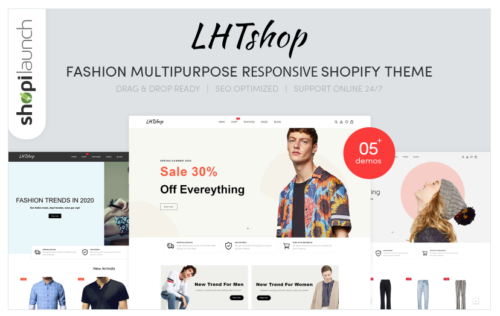 LhtShop - Fashion Multipurpose Responsive Shopify Theme