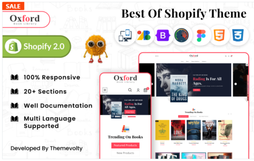 Oxford Mega Online, Books, Stationery, Education Shopify 2.0 MegaShop