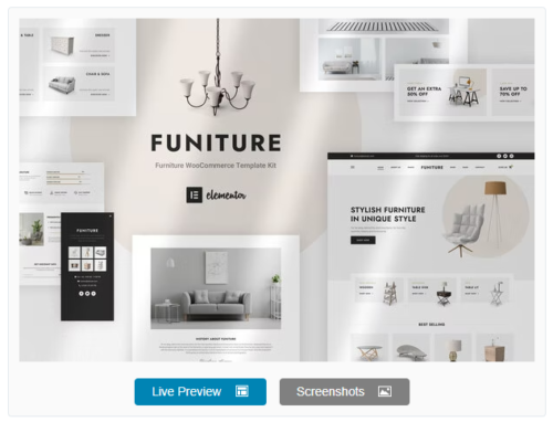 Funiture - Furniture Shop Elementor Template Kit