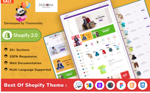 Fashona Children–Kids Fashion Shopify 2.0 Responsive Theme