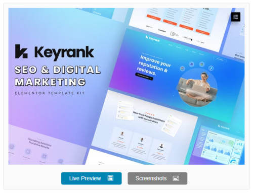 Keyrank - SEO & Digital Marketing Agency Template Kit