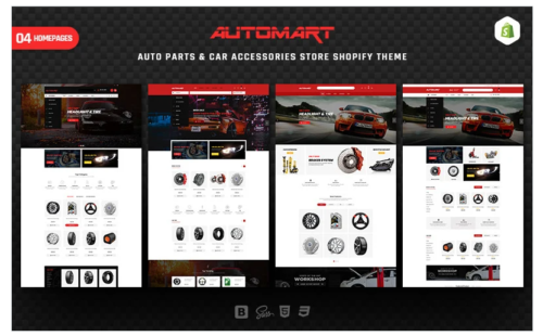 AutoMart - Auto Parts & Car Accessories Shopify Theme