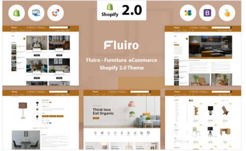 Fluiro - Furniture Shopify 2.0 Theme
