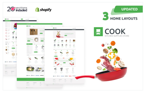 Cook Store Multipurpose Shopify Theme