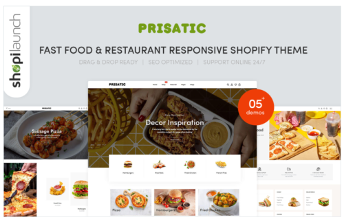 Prisatic - Fast Food & Restaurant Responsive Shopify Theme