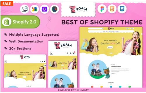 Koala Little Kids, Toys, Play, Fashion Shopify 2.0 Responsive Theme