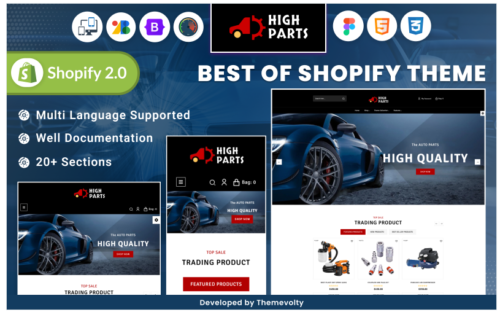 High Parts - Mega Parts Super Store Shopify 2.0 Premium Responsive Theme