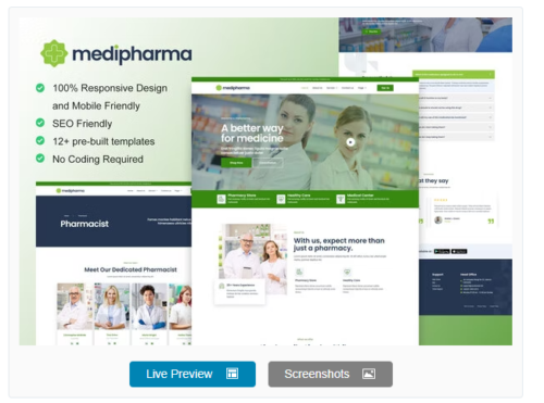 MediPharma - Pharmacy & Medical Elementor Template Kit