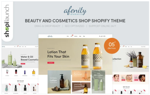 Afenity - Beauty & Cosmetics Responsive Shopify Theme