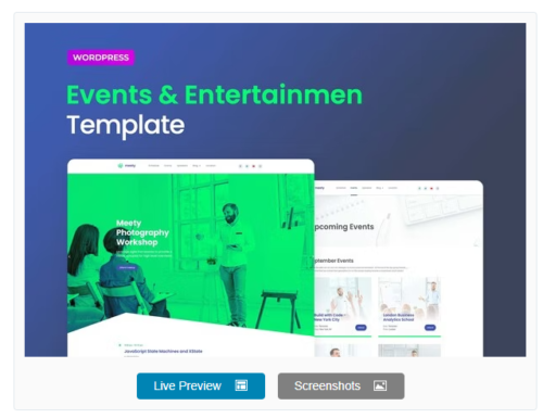 Meety – Events & Meetups Elementor Template Kit