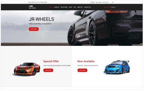 Car and Tuning Shopify Theme