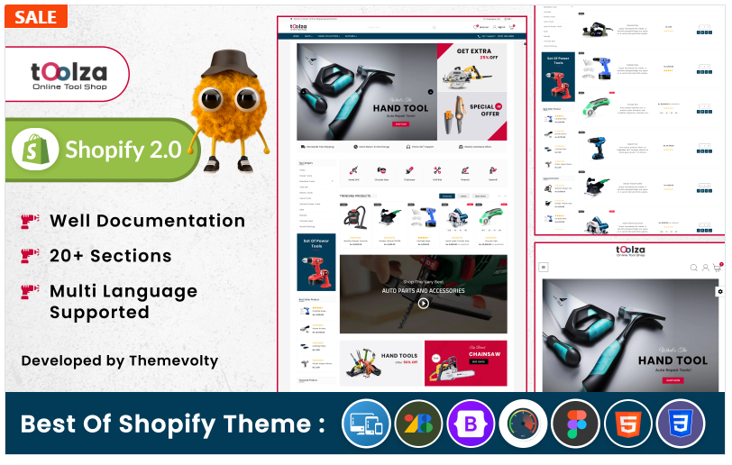 Download Toolza Mega Parts Shopify 2 0 Premium Responsive Theme