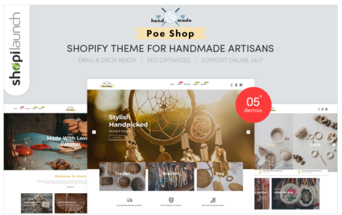PoeShop - Handmade Artisans Shopify Theme