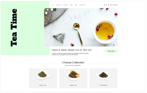Tea Time - Sophisticated Online Tea Store Shopify Theme