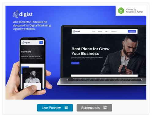 Digist – Digital Marketing Agency Elementor Template Kit